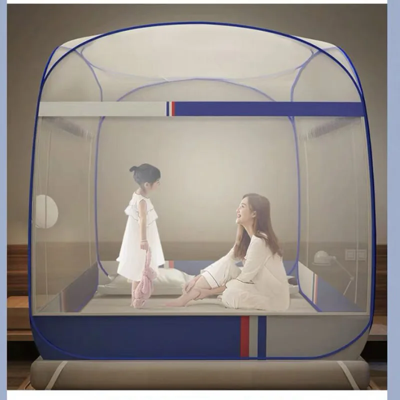 Полностью Нижняя юрта простая анти осенняя складная кровать москитная сетка 1 8 м