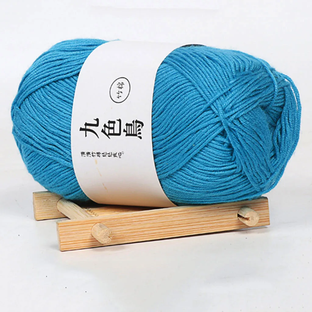 50 г/шарики Tiansi бамбуковый уголь хлопковая Детская Пряжа вязальная пряжа тонкая