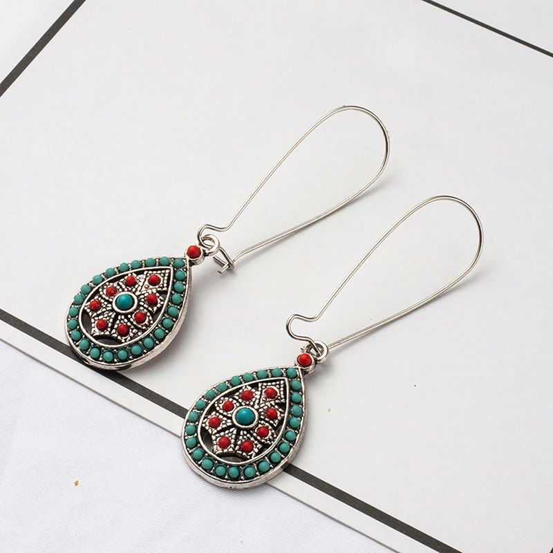 Новое поступление богемный стиль модные индивидуальные полые серьги рисовые