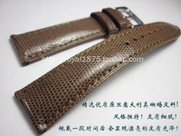 brown leather watch band 18 19 20 21 22mm lizard skin watch strap real leather watch band vintage slub pattern watch accessories