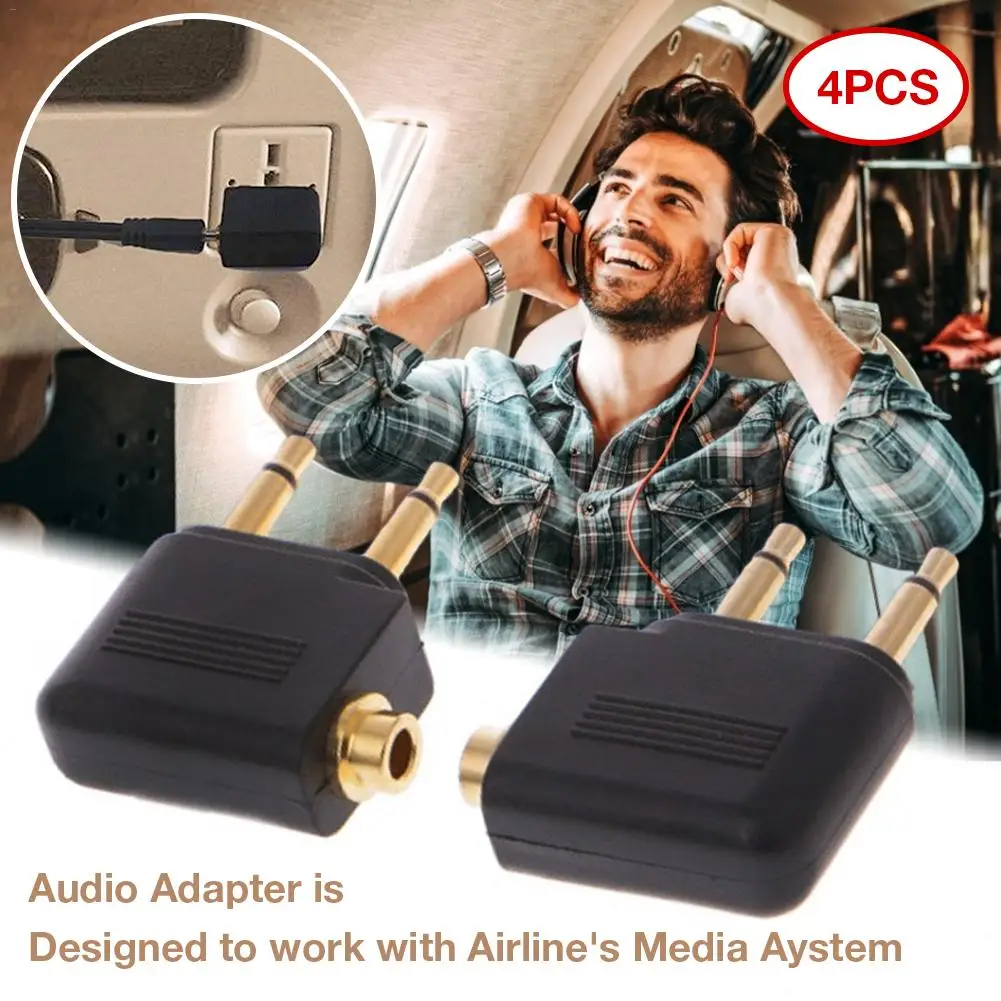4 шт./компл. авиационный разъем для подключения гарнитуры адаптер 3 5 Мужской