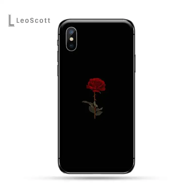 

Skull rose art pattern Phone Case for iPhone 11 12 mini pro XS MAX 8 7 6 6S Plus X 5S SE 2020 XR high quality cover