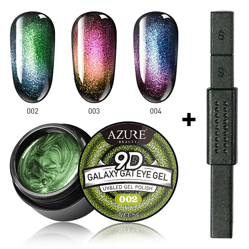 Azure Beauty 4 шт./лот Galaxy Cat Eyes светодиодный Гель лак для ногтей набор впитывающий УФ/Led