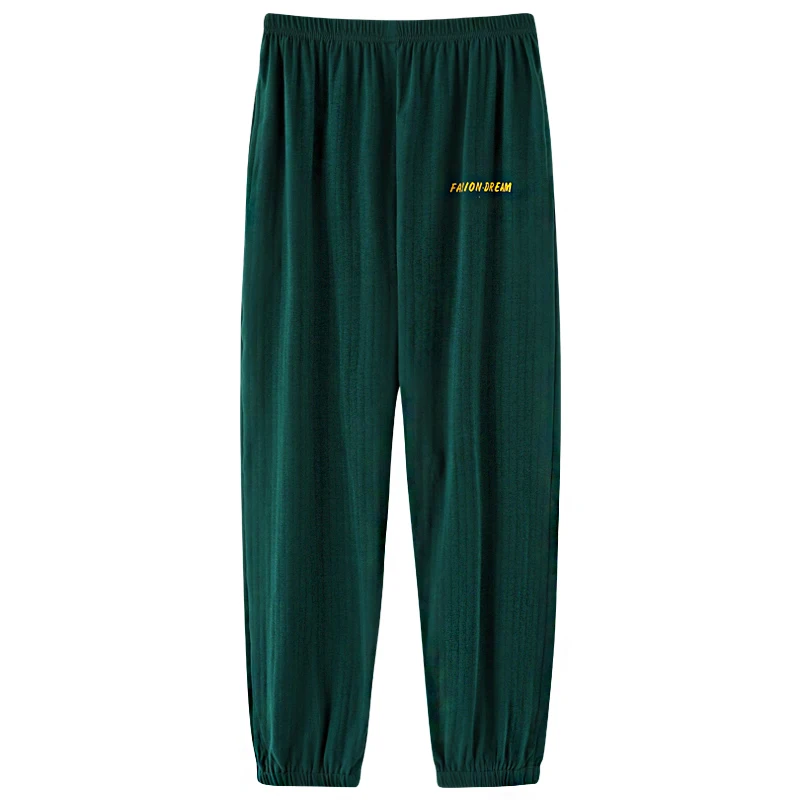 BZEL пижамы для мужчин штаны оверсайз Хлопковая пижама Мужская свободная одежда