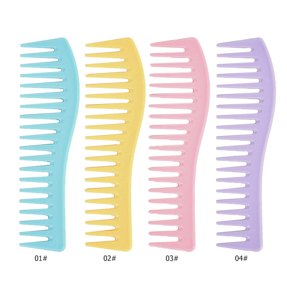

Hair Salon Tools Plastic Hairdressing Comb Straight Hair Curly Hair Styling Comb Wide Tooth Sectional Haircut Comb