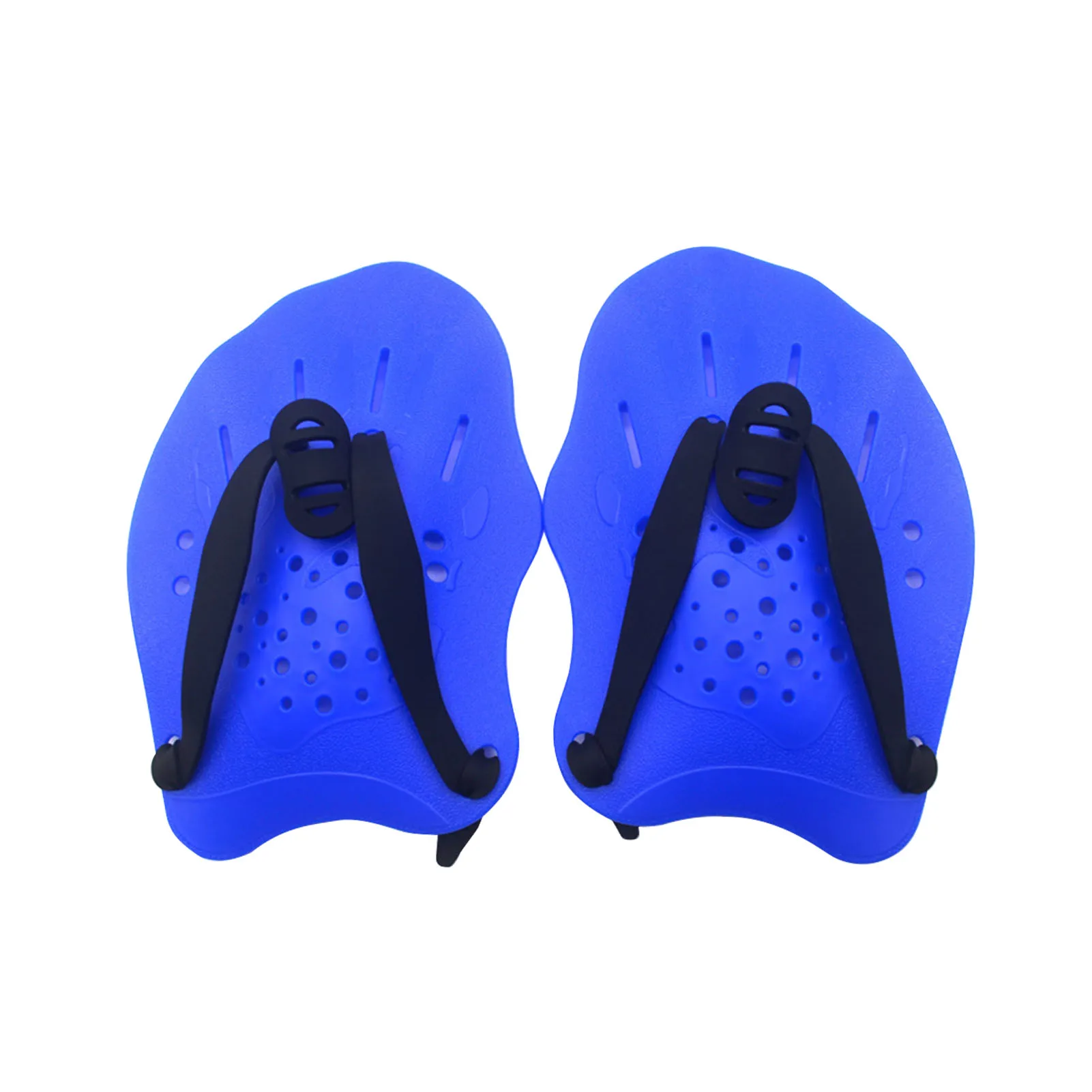 

1pair Training Aid Beginner Swimming Paddles For Hands Multifunction Gloves With Adjustable Straps Water Sports Diving Men Women