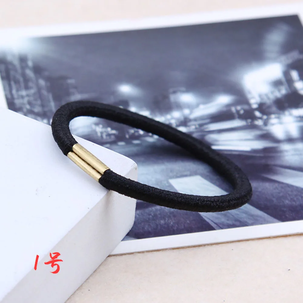 1pcs 1 шт., новинка, эластичная резинка для волос для девочек, резинка для волос, аксессуары для волос, парик, конский хвост, повязка на голову для детей, скрученная тесьма, веревка, головной убор, заколка для волос - Цвет: 1pcs