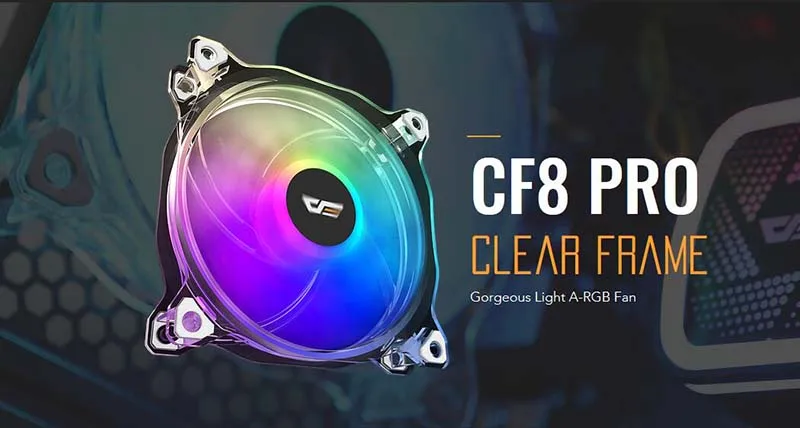 Aigo CF8Pro, чехол для компьютера, ПК, RGB вентилятор, прозрачная рамка, 120 мм, вентиляторы, тихий+ удаленное охлаждение компьютера, ASUS AURA SYNC, кулер для процессора, RGB чехол, вентилятор