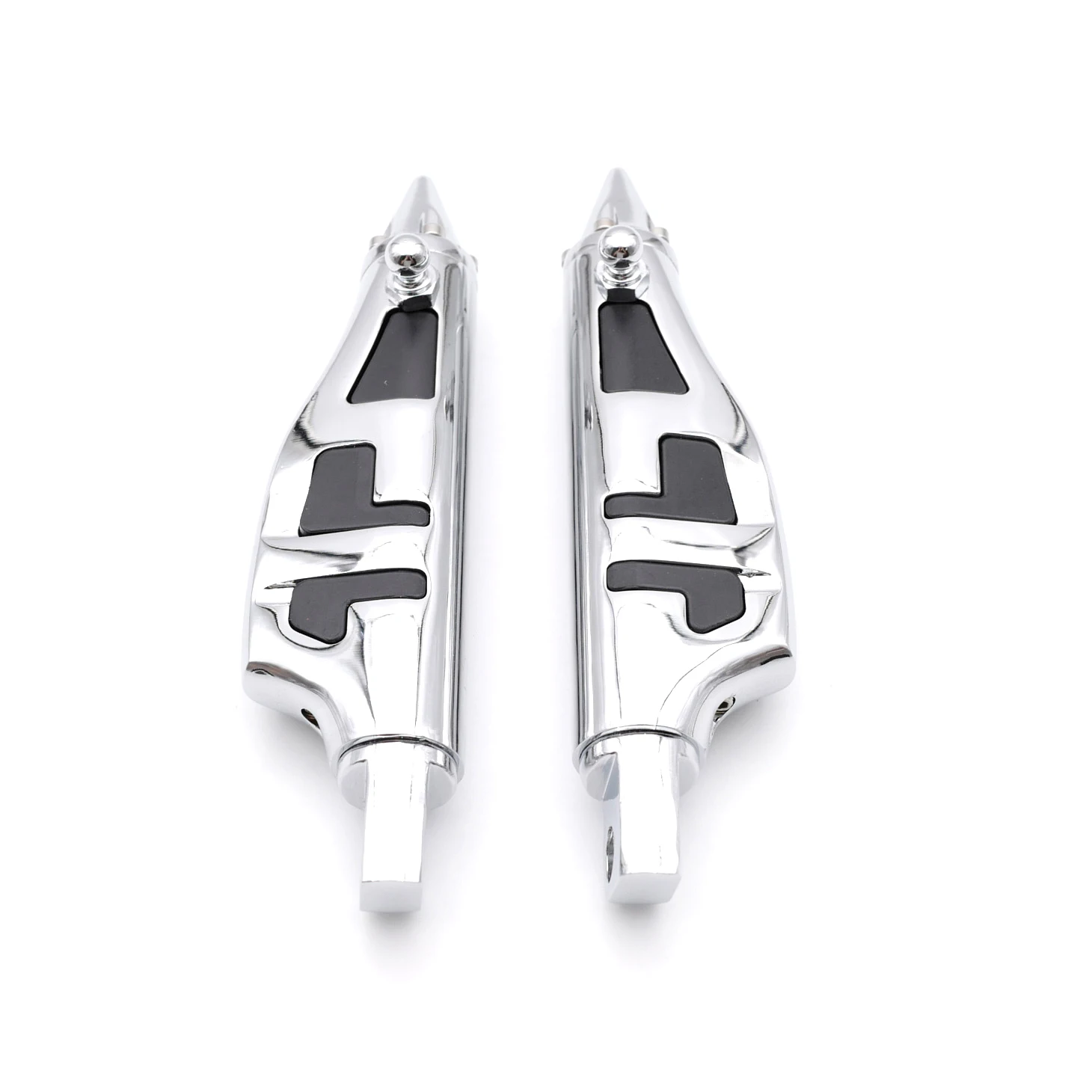 

REALZION Motorcycle Footpeg Foot Pegs Front Rear Footrest Pedal For Harley Touring Street Glide Electra Dyna Sportster XL 1200