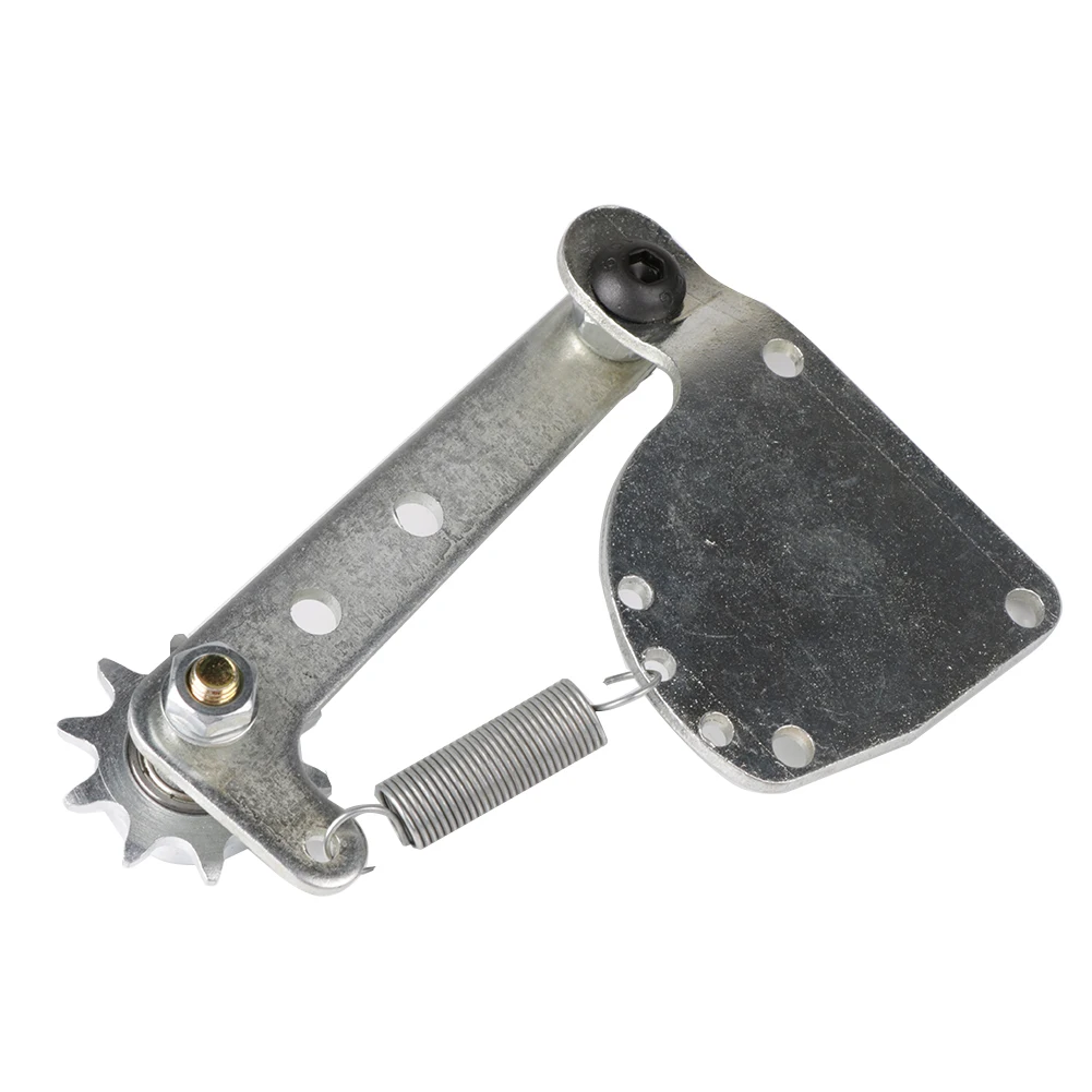 

Spring Loaded Chain Tensioner Quick Release Protector Fix Cleaning Tool Fit For 49cc 50cc 66cc 80cc Engine Motorized Bike Silver