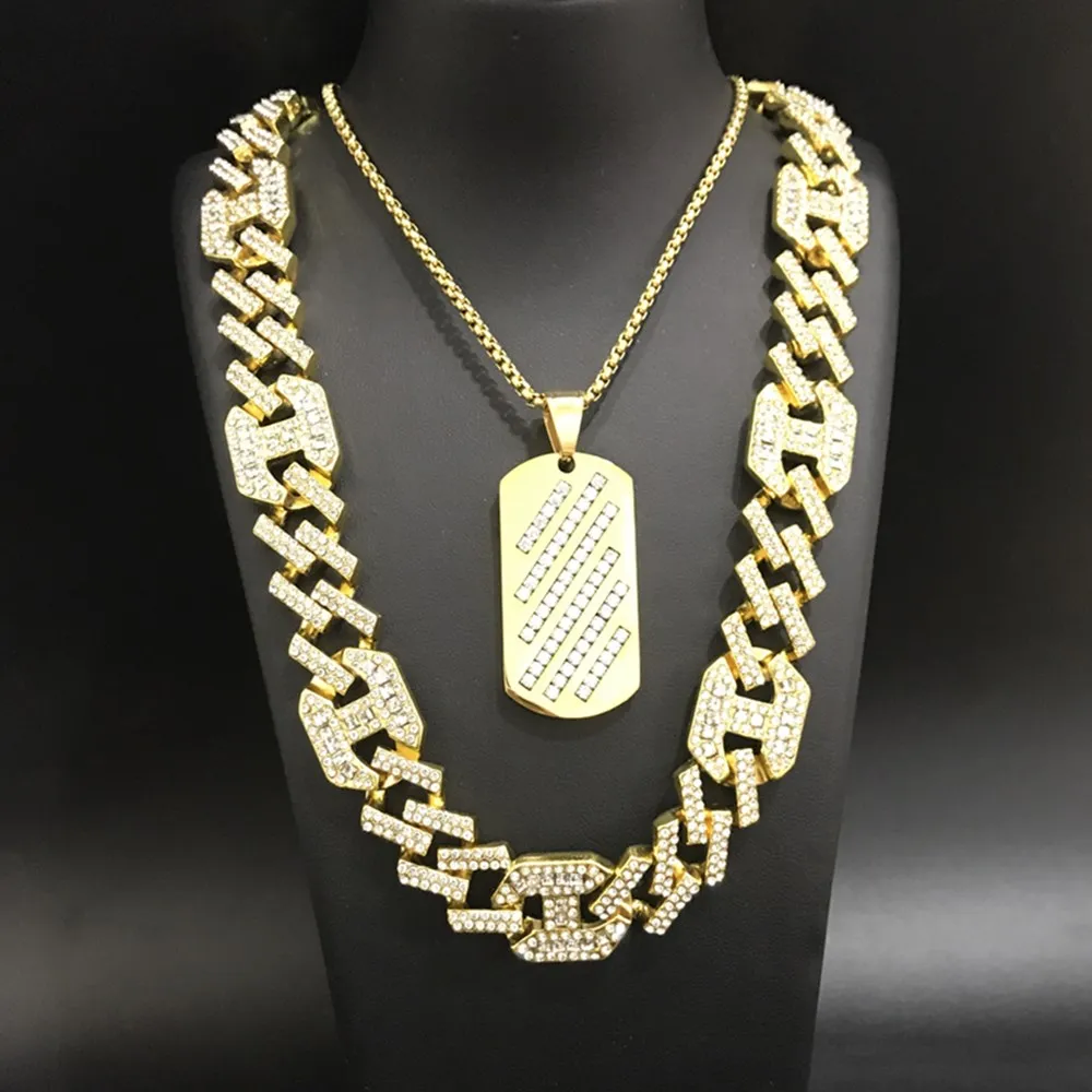 Мужская подвеска в стиле хип хоп цвет под золото искусственная кожа защита от