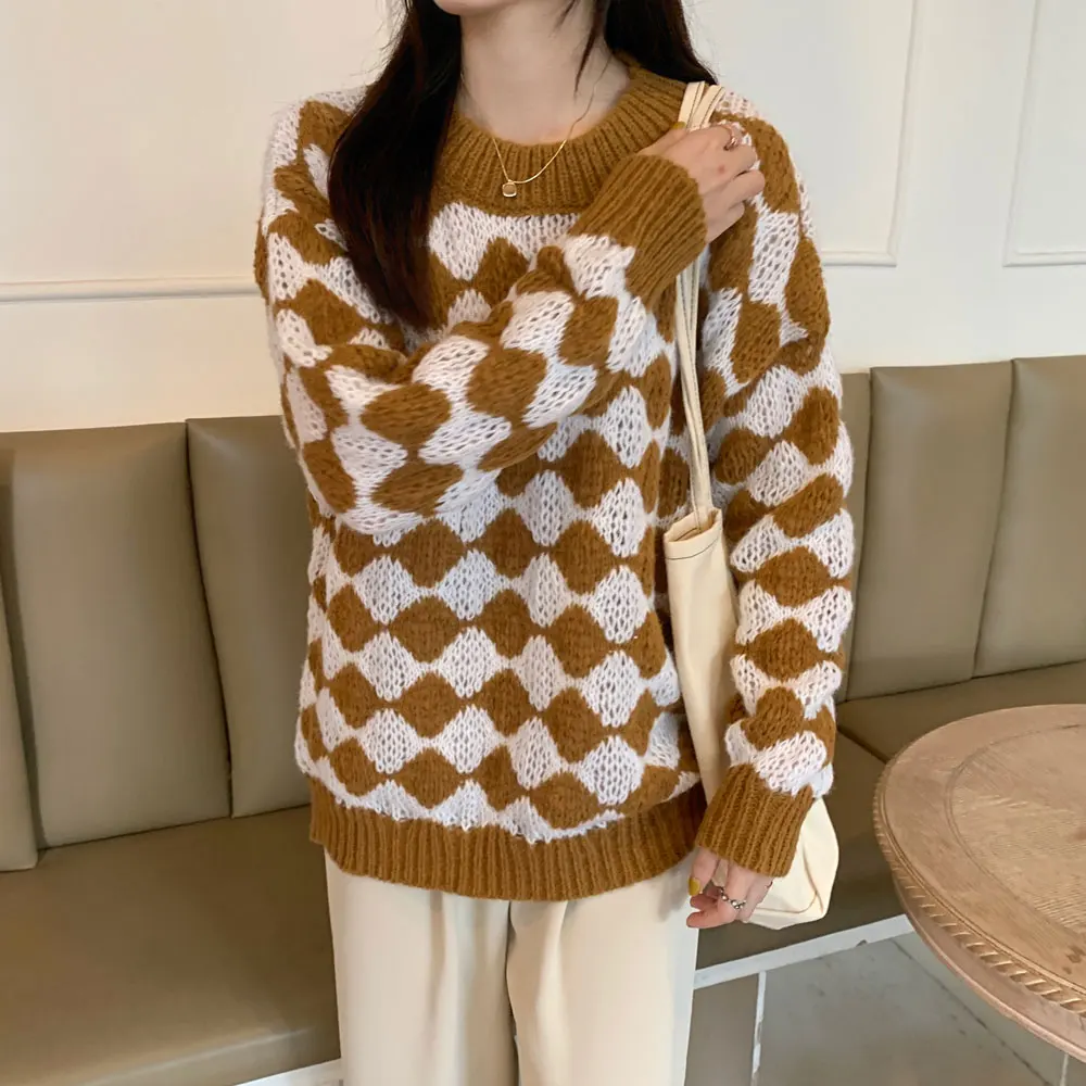 Make firm предлагает ~ шикарные корейские мохеровые вязаные свитеры пальто