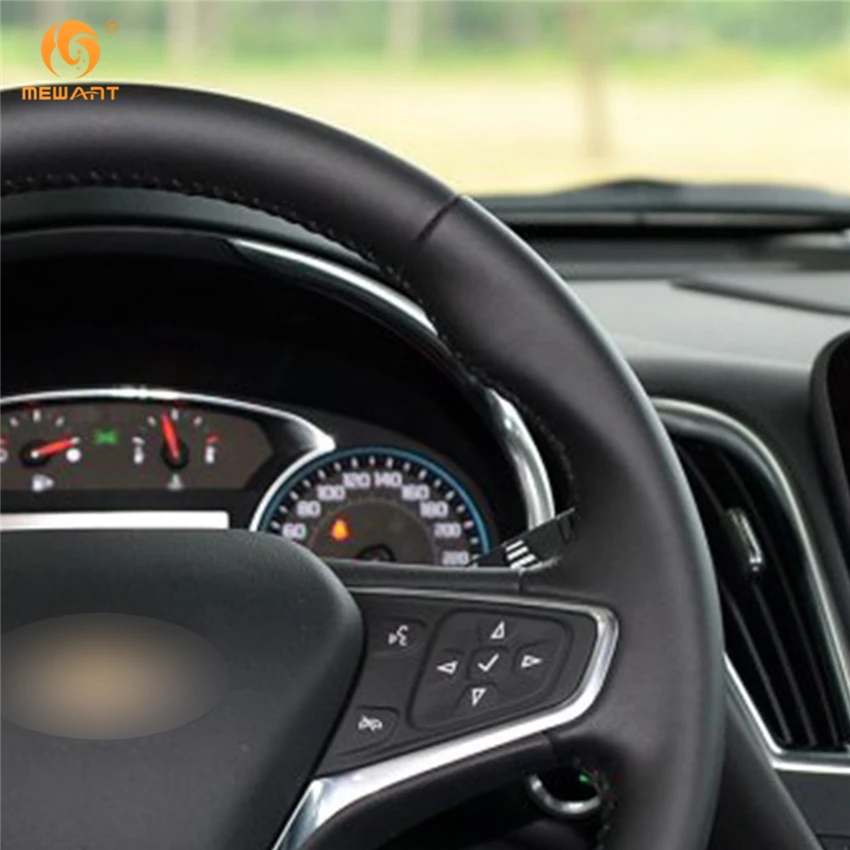 MEWANT черный чехол рулевого колеса автомобиля из искусственной кожи для Chevrolet Malibu XL