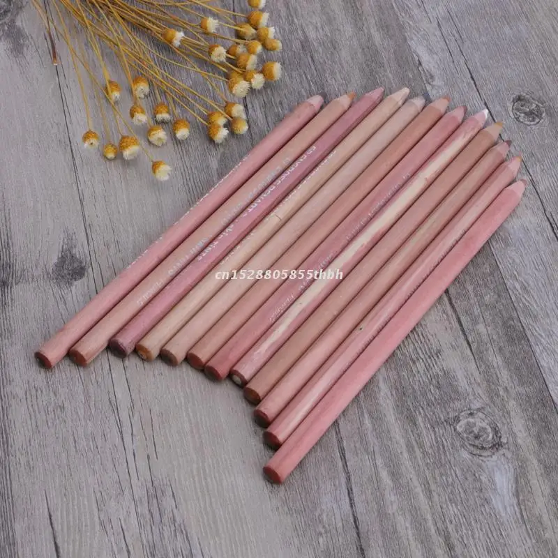 

12Pcs Professional Soft Pastel Pencils Wood Skin Tint Pastel Colored Pencil