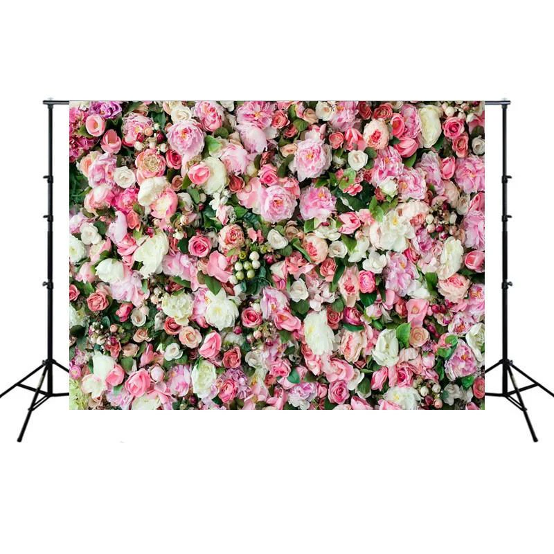 

Photography Backgrounds Wedding Day Flower Texture Backdrops For Photo Studio Photocall Photozone Wallpaper Decor Vinyl