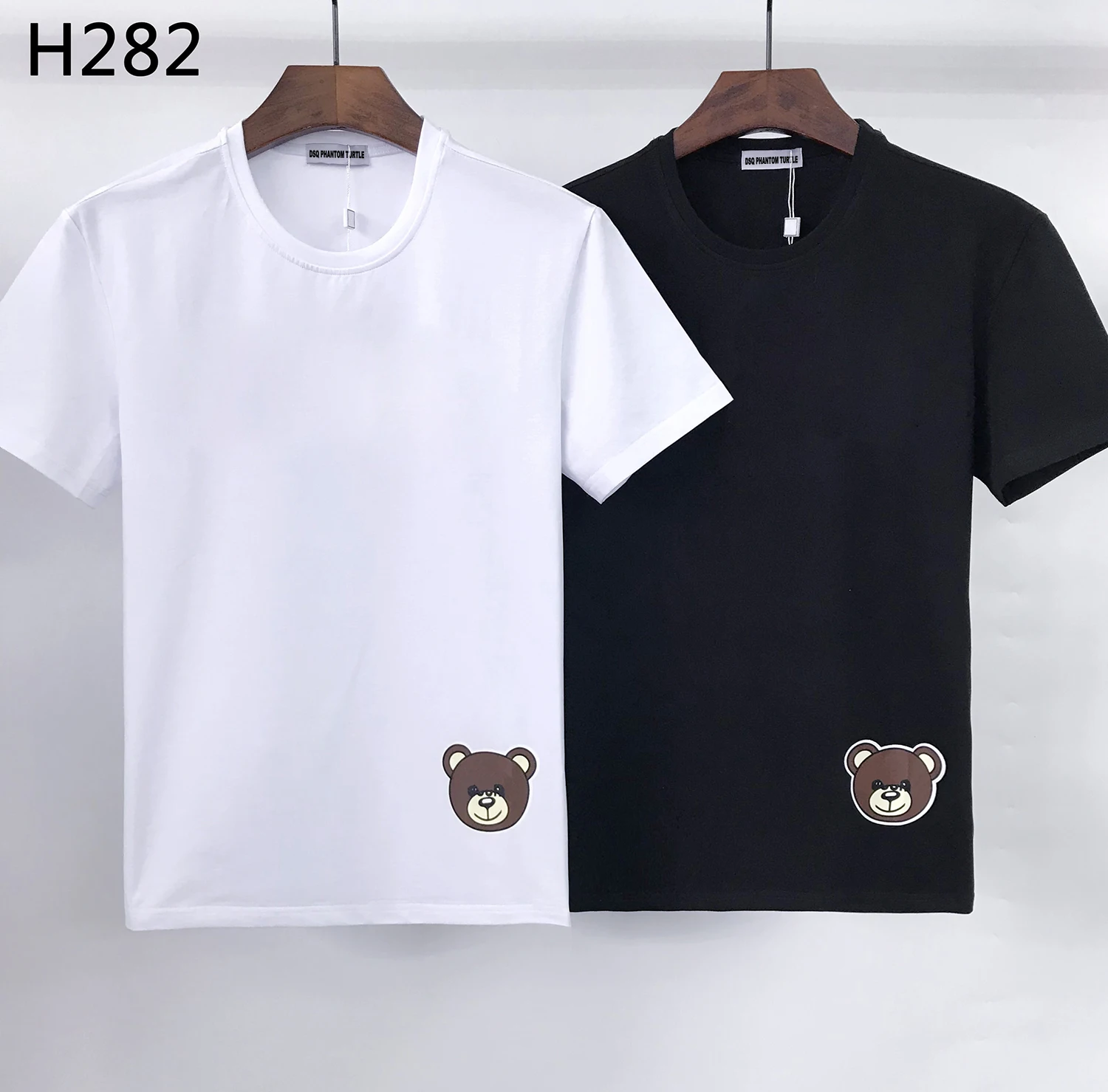 

DSQ PHANTOM TURTLE 2021 Summer New T-shirt Men Fashion Print 100% Cotton T Shirts Breathable Quality Tees H282