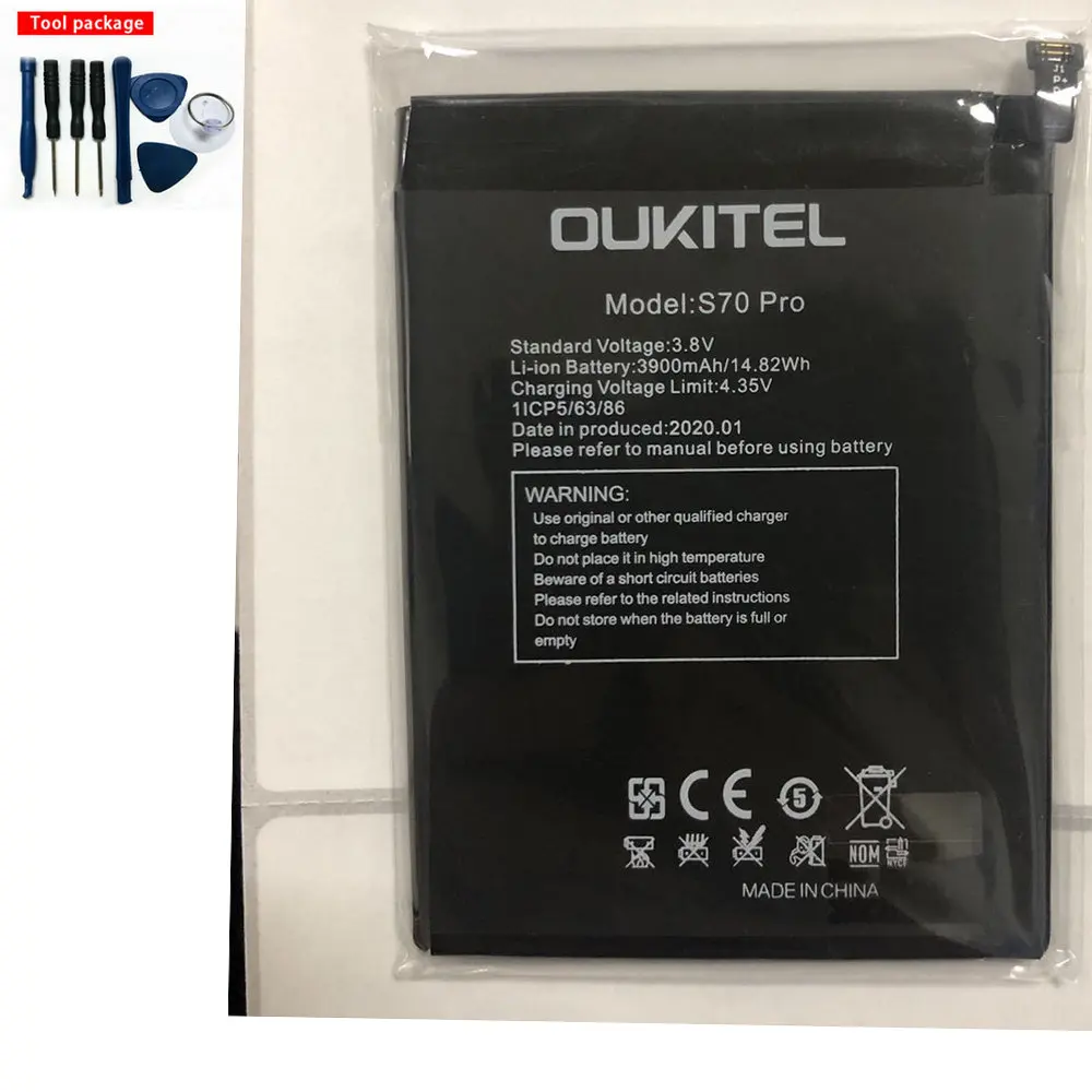 

Аккумулятор для OUKITEL C17 Pro, 3900 мА · ч, с инструментами