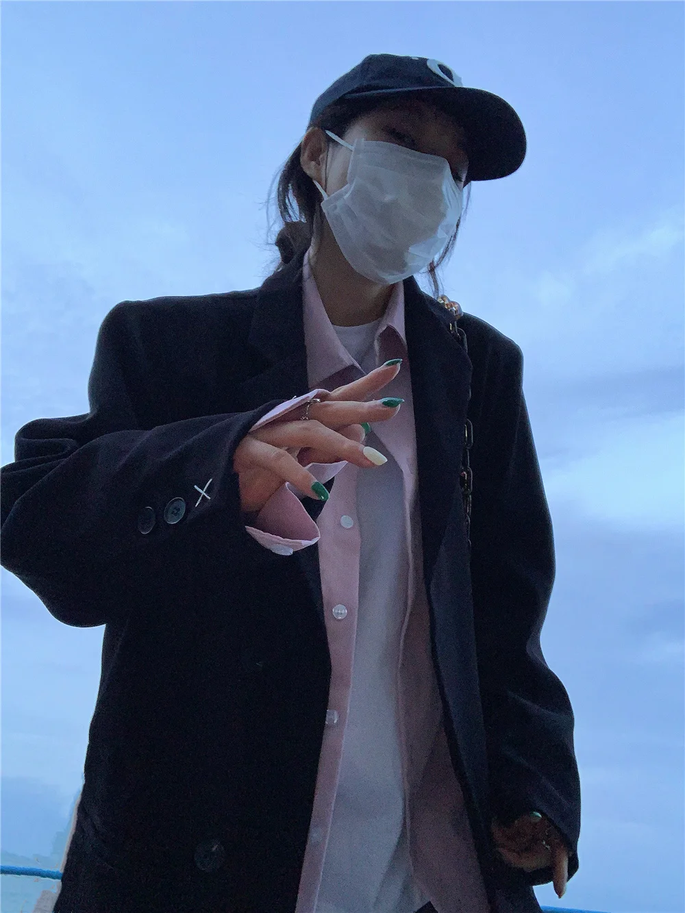 Высококачественный костюм повседневное пальто новинка 2021 свободный в Корейском