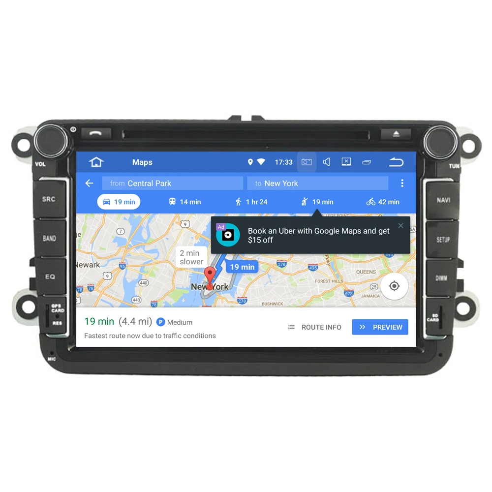 Автомобильный мультимедийный плеер с 4 Гб ОЗУ + 64 ПЗУ для VW Amarok 2009 2012 Android сенсорный