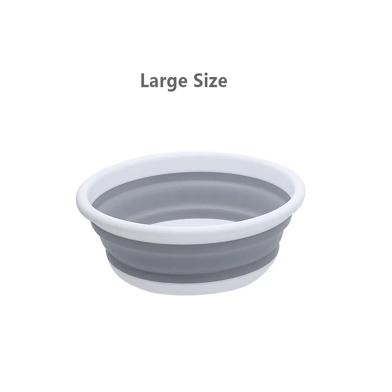

Foldable Portable Basin Folding Travel Outdoor Fishing Camping Wash Vegetables Fruit Washbasin Kitchen Organizer Home Washtub