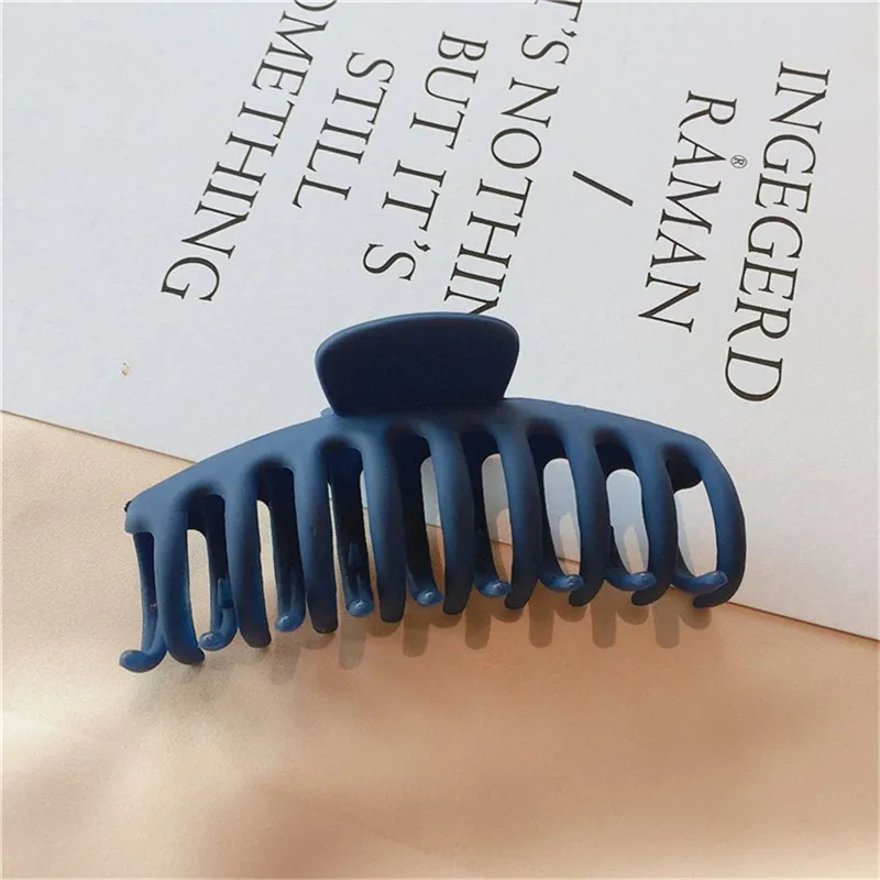 Новый зажим коготь для женщин жесткий черный пластиковый волос большой размер