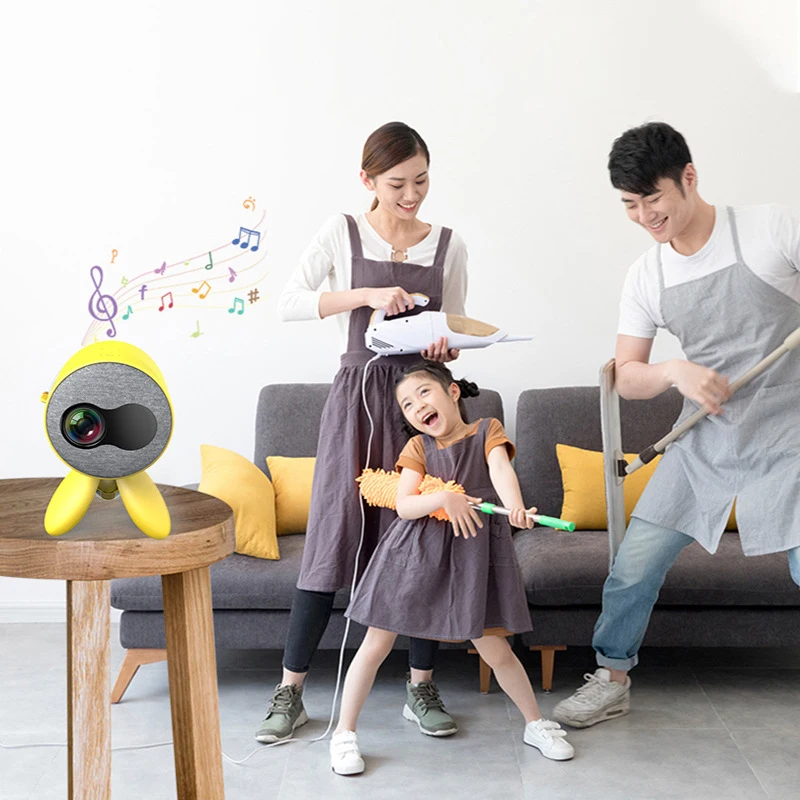 

Mini Portable Pocket Projector 1080P HDMI USB 3D LED Projector Video Player Kids Gift FKU66