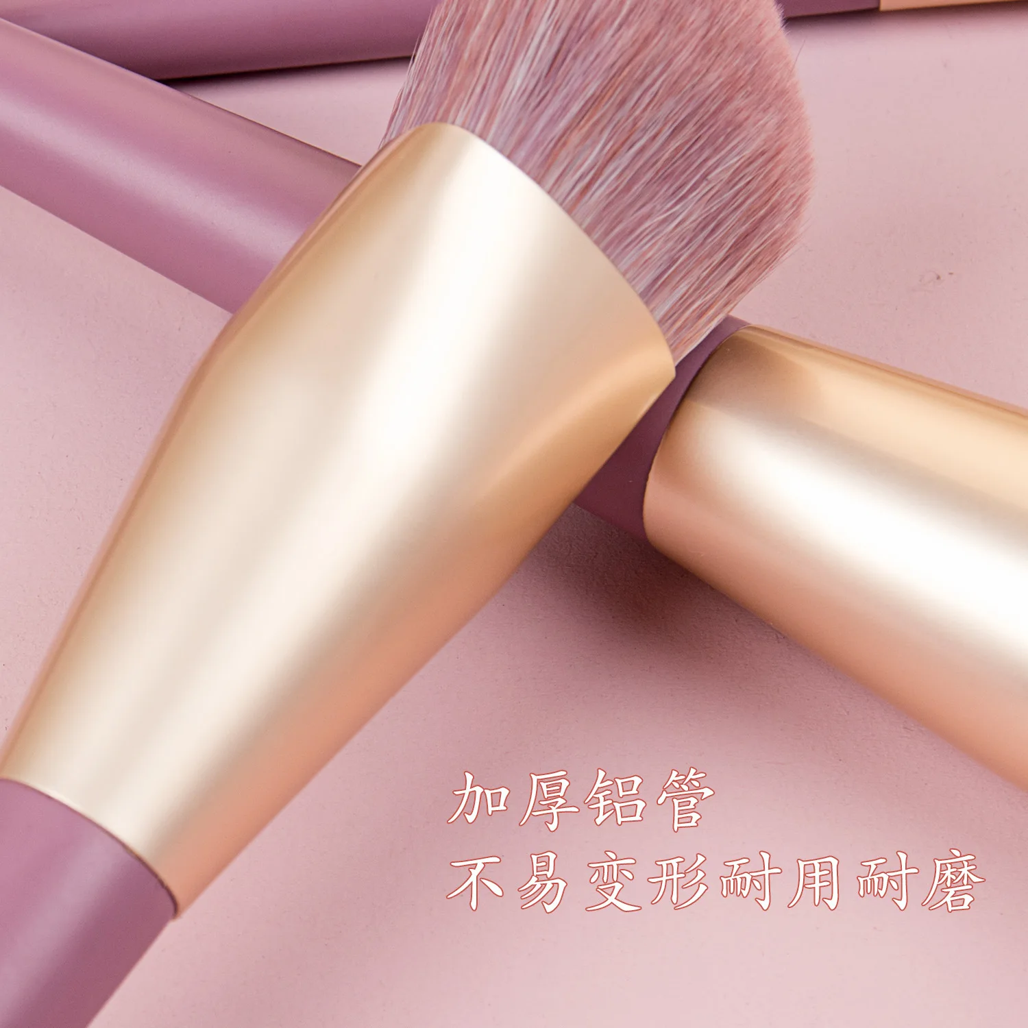 

9pcs/Set Cosmetic Powder Foundation Eye Shadow Brush Purple Portable Makeup Beauty Tool