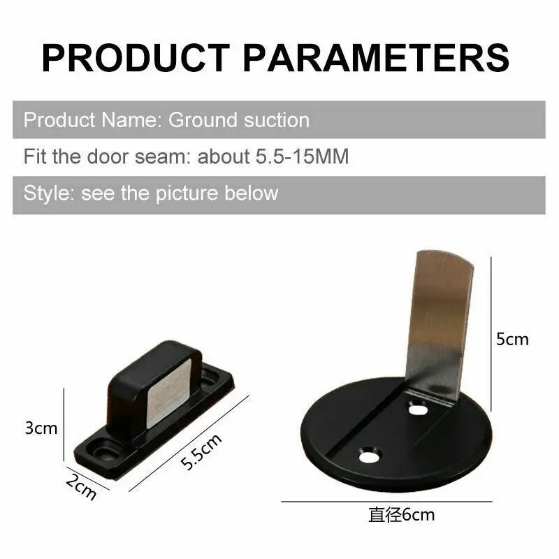 Прочная Магнитная дверная Стопорная напольная самоклеящаяся пробка из
