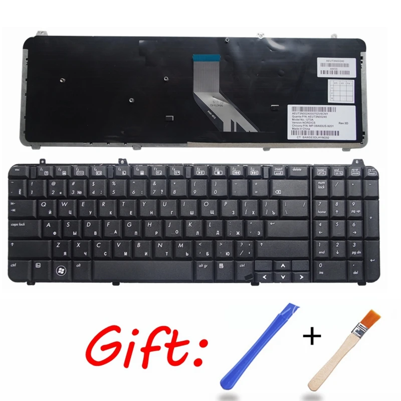 US/Russian keyboard FOR HP Pavilion DV6 DV6T DV6-1000 DV6-12