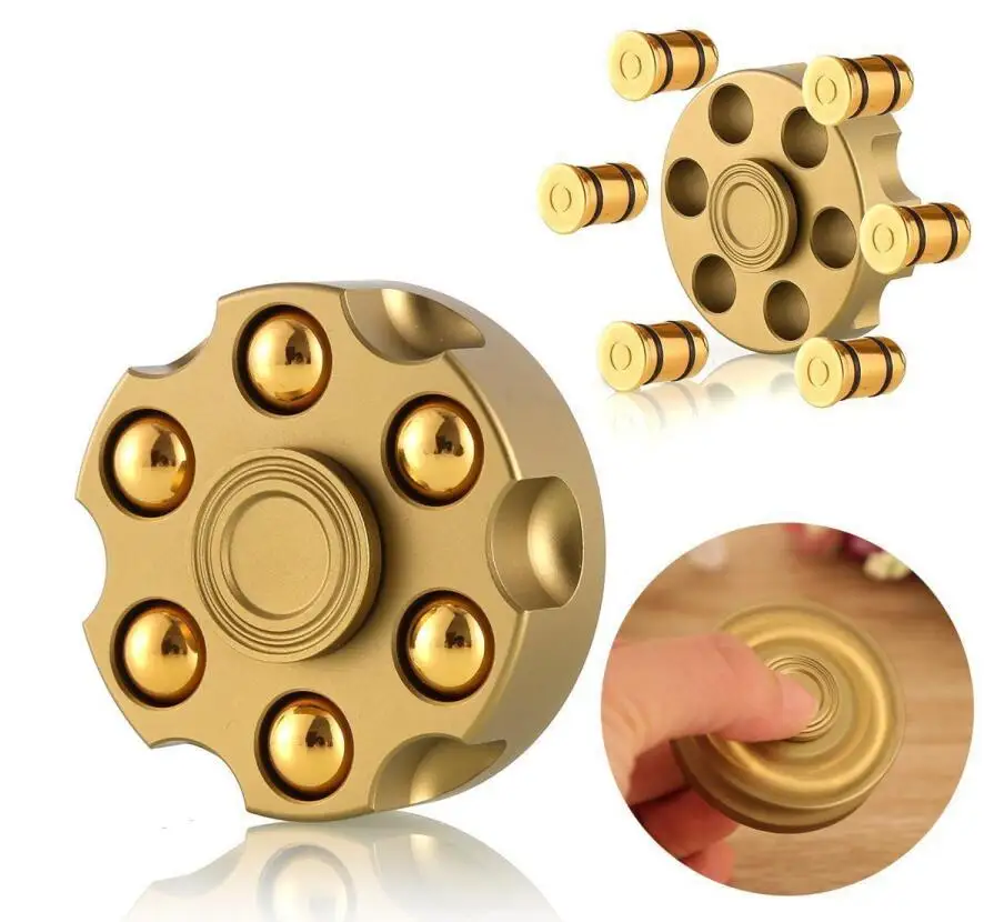 Спиннер ручной из чистой меди фиджет-Спиннер с шестью рукавами пуля капли воды