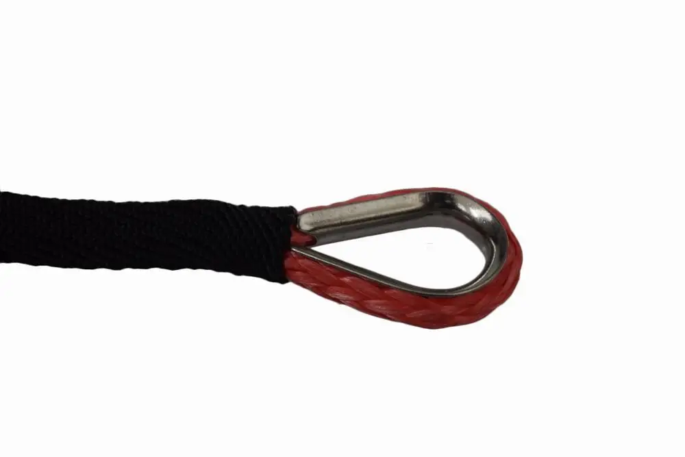 

Red 6mm*15m Winch Cable,Synthetic Winch Rope 6mm,ATV Winch Line for Small Winches