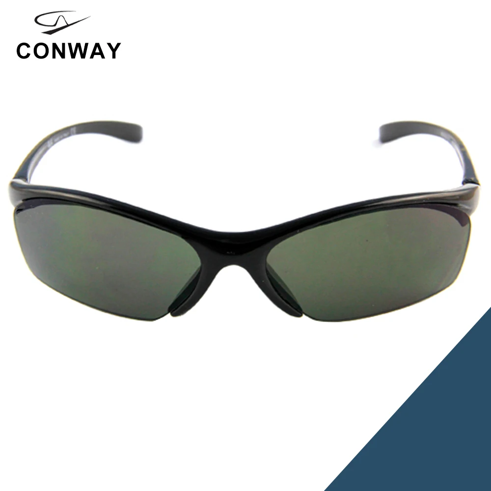 Спортивные солнцезащитные очки в полуоправе Conway Al-Mg небьющиеся с