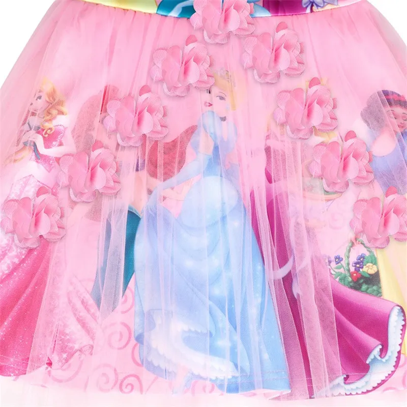 Teenster Vestidos костюм с цветочным принтом и бантом нарядная одежда для маленьких