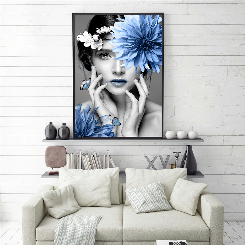 

Женская Картина на холсте, абстрактная серая живопись, Современный домашний декор, уникальная Настенная картина