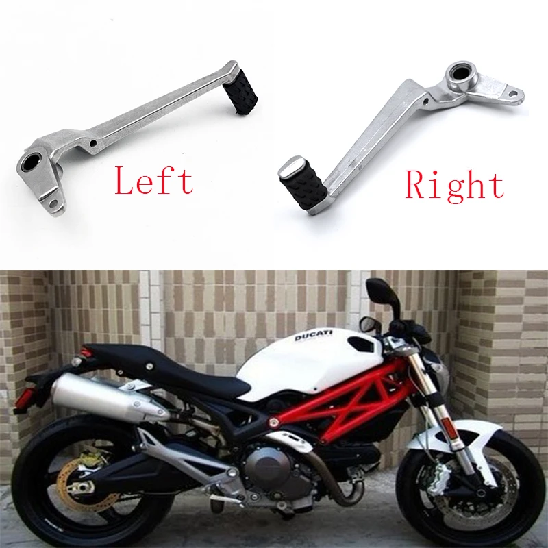 

Рычаг переключения передач и педаль тормоза для DUCATI Monster 696 796 M1100, аксессуары для мотоциклов, регулируемая Педаль Переключения Передач
