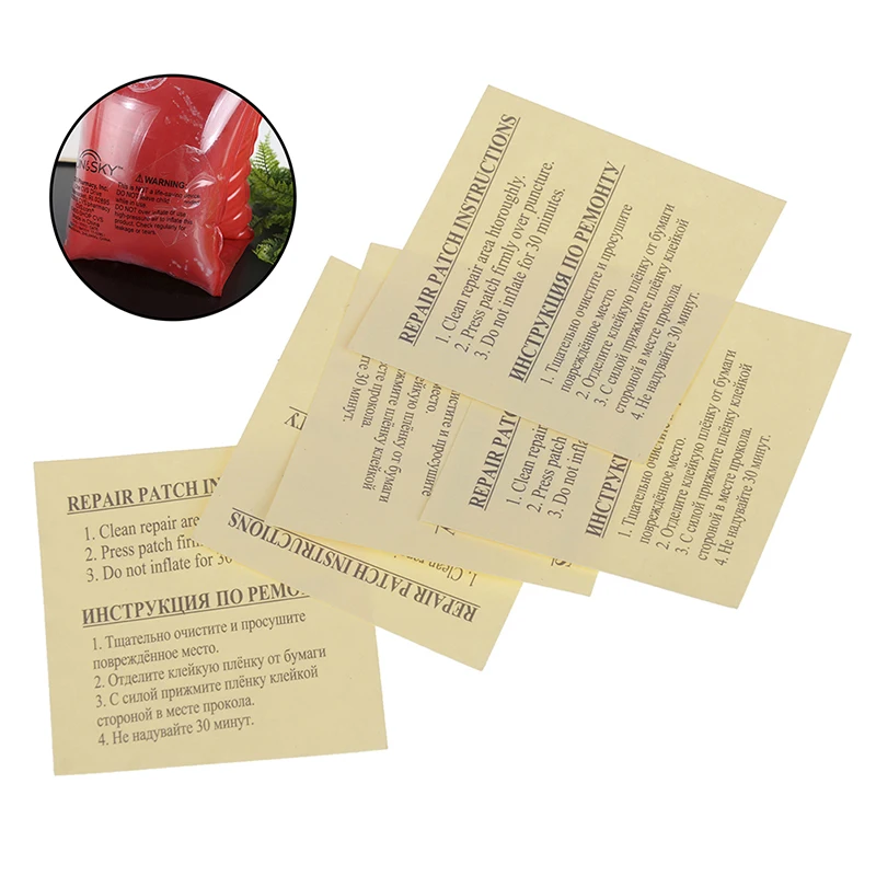 

2PCS/5PCS PVC Swimming Pools Float Air Bed Dinghies Circular Patches Repair Adhesive Patch For Inflatable Toy