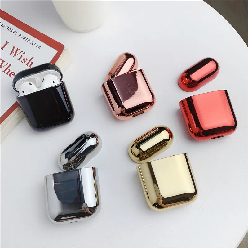 OTTWN для AirPods чехол из ТПУ Роскошный позолоченный жесткий беспроводной наушников