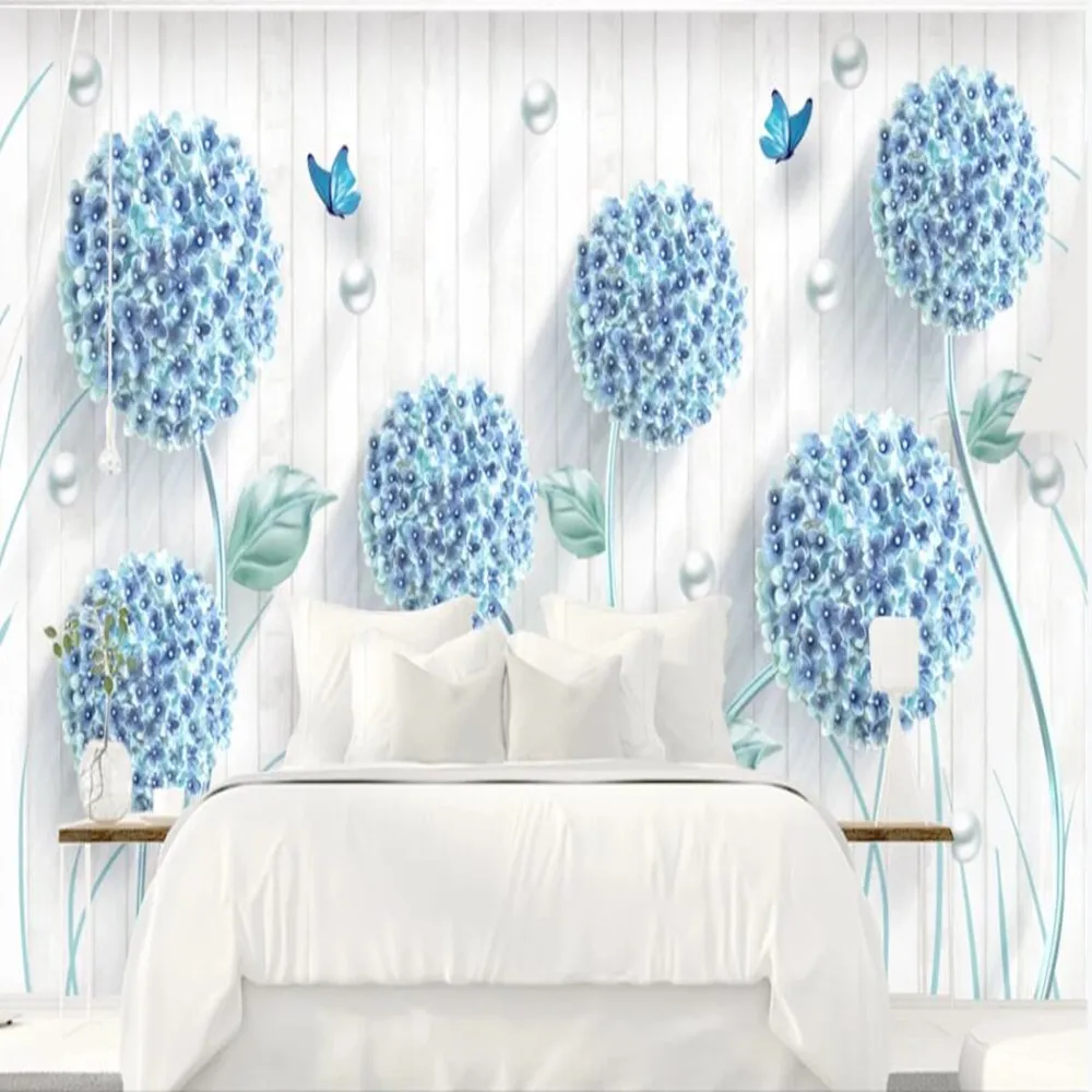 Milofi пользовательские большие обои трехмерный Одуванчик скандинавский фон