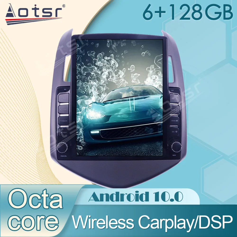 

Android 6+128G For Chevrolet Aveo 2011 - 2015 Car Radio Multimedia Video Player GPS Tesla Audio Navigtion Carplay Head Unit DPS