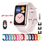 Силиконовый ремешок для Huawei Watch Fit, защитный чехол для часов, браслет с инструментом для Huawei Watch Fit, аксессуары для часов