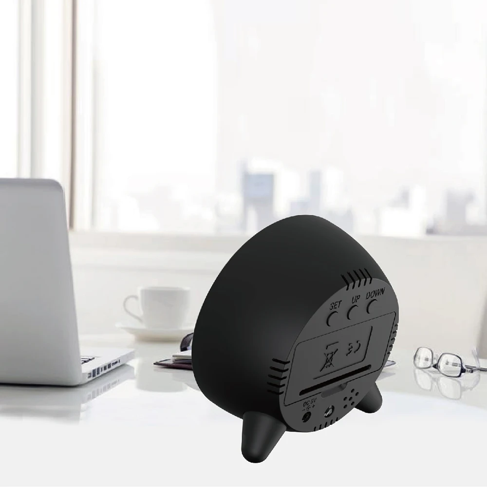 Digital USB table Alarm Clock with light and LED mirror Electronic Desk kids bedstand Wake Up thermometer snooze | Дом и сад