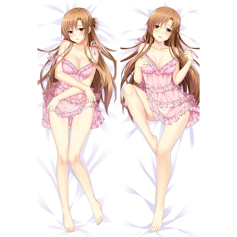 

Newly Design Anime Sword Art Online Yuuki Asuna Pillowcase Dakimakura Pillow Case