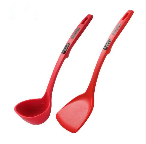 2 шт./лот силиконовые инструменты для выпечки еды Лопата кухонная ложка супа