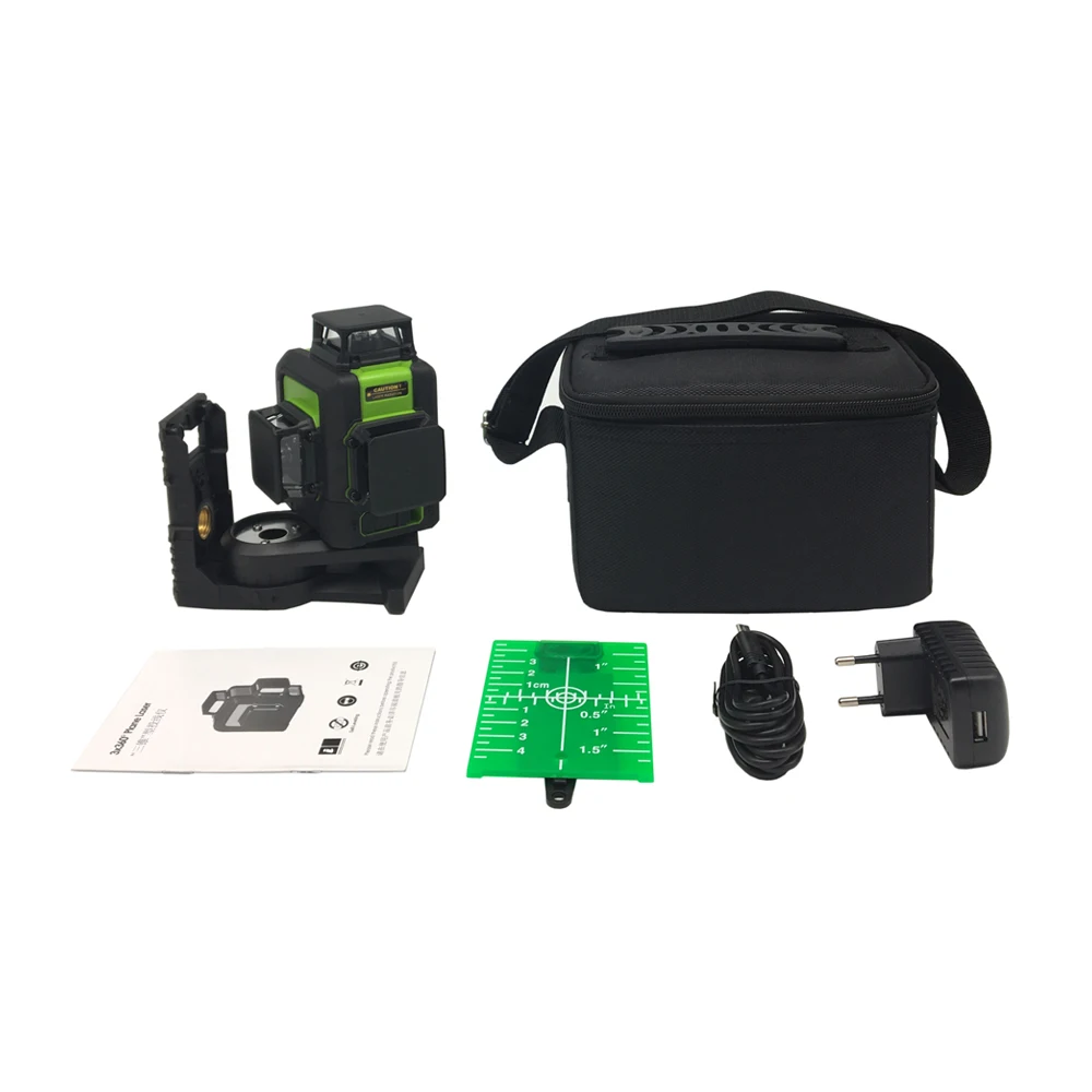 Самонивелирующийся лазерный уровень 12 линий зеленый свет 8/5 линий|Лазерные