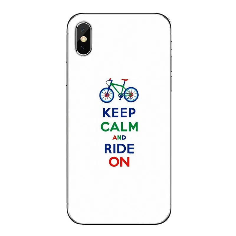 For Huawei Honor 5A LYO-L21 Y6 II Compact Y5 2 Y5II Mate 10 Lite Nova 2i 9i Soft TPU Phone Case Keep Calm and Ride On Horse Bike |