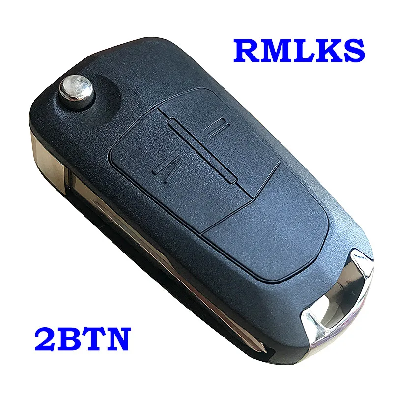 Складной автомобильный ключ с 2 кнопками чехол брелок для Opel Vauxhall Corsa D Astra J G Zafira A