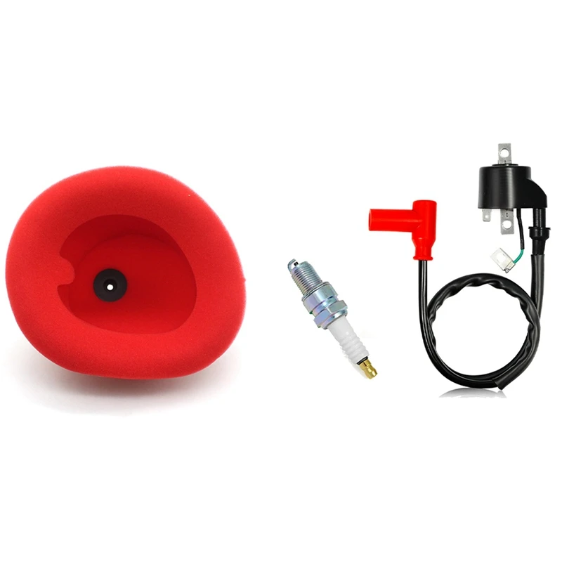 

Фильтр воздушного очистителя для HONDA CRF250R 10-13 CRF450R 09-12 с катушкой зажигания и свечей зажигания для Honda CR250R 1997-2007