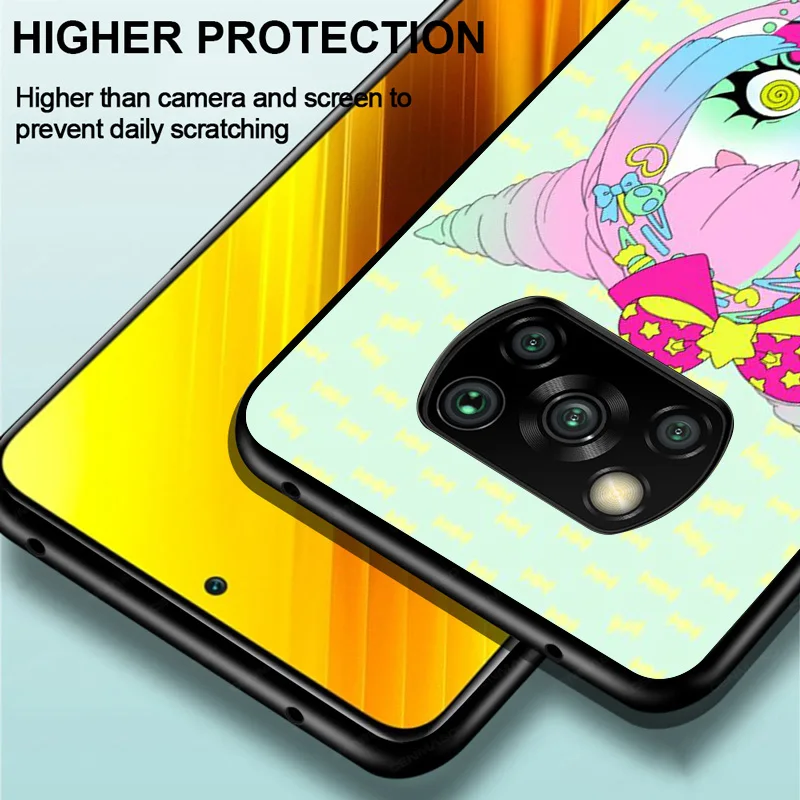 

Kuromi bad girl demon cute For Xiaomi Poco C3 M3 M2 X3 NFC X2 F2 Pro F1 Mi Play Mix 3 A2 Lite A1 6 5 Phone Case