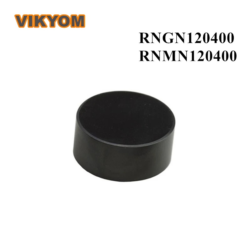 

Turning Tools Solid CNC Lathe Tool RNGN120400 RNMN120400 CBN Inserts Black For Quenched Steel CNC Machining