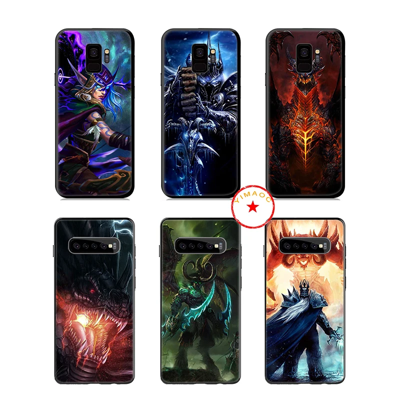 World Of Warcrafts Game Soft Silicone Case for Samsung Galaxy S10 S10e S9 S8 Plus S7 Edge Note 10 9 8 |